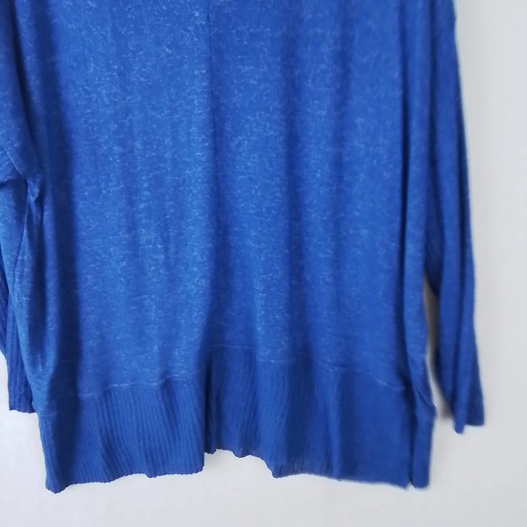 Per Se Womens Sweater 3X Blue Long Sleeve Knit Top Relax Fit Scoop Neck‎ Ribbed - Picture 7 of 12